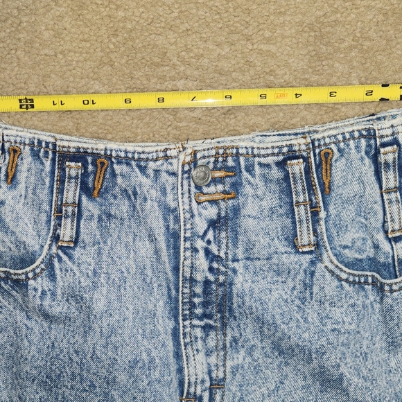 VINTAGE JORDACHE MOM jeans Size 13/14 MADE in Honk Kong Acid wash SKINNY - Picture 10 of 15